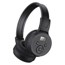 Rechargeable FM radio headset with wireless design for meetings and travel