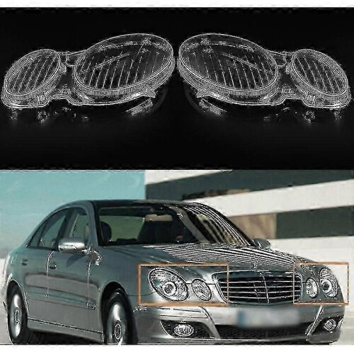 Headlight cover for E320 E350 - durable lenses set 2006-2008