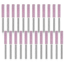 Schleifsteine für Kettensägenschärfer, 24-teiliges Polierwerkzeug, 3 x 4,8 mm