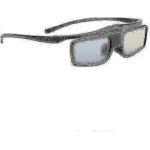 Active shutter 3D glasses for RF projectors rechargeable design