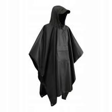 Poncho de pluie léger avec capuche et poche pour les activités de plein air