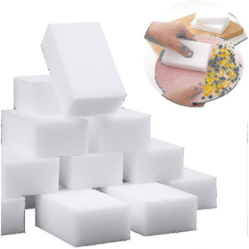 Magic sponge eraser 100 pack for heavy duty cleaning