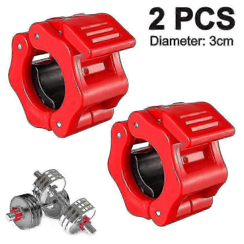 Gym barbell clamps 2pcs quick release for weightlifting