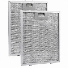 Filtres à huile pour hotte aspirante, lot de 2, maille métallique 320 x 260 mm