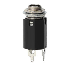 Prise jack pour micro de guitare facilitant la connexion de la sortie EQ