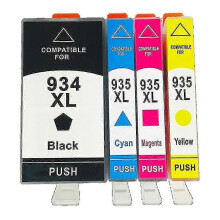 Cartucho de tinta de alta capacidad para HP OfficeJet Pro 6812 6830 - 934XL 935XL