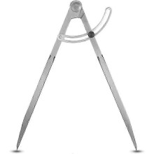 Dry point compass for carpenter in carbon steel 300mm large diameter