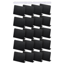 Mini panneaux ardoise pour tables de buffet de fête, 20 pièces, 10 x 7,5 cm
