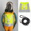 Reflective bird harness and leash set for flight training 1