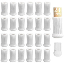 Chair leg socks 24pcs with felt pads for furniture protection