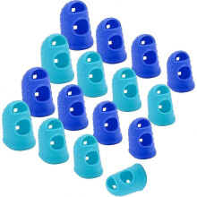Silicone fingertip grips for paper sorting - 16pcs 4 sizes protector pads