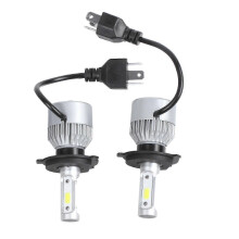 LED headlight bulbs for cars 72W 8000LM H4 Hi/Lo beam 6000K white 2pcs