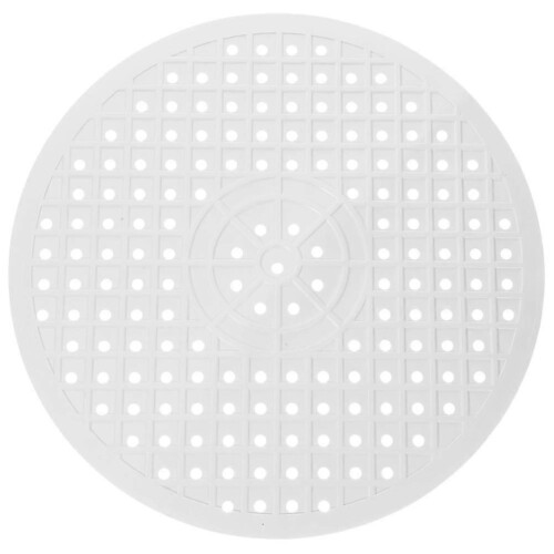 Sink drying mat for kitchen, rubber dish draining pad round protector
