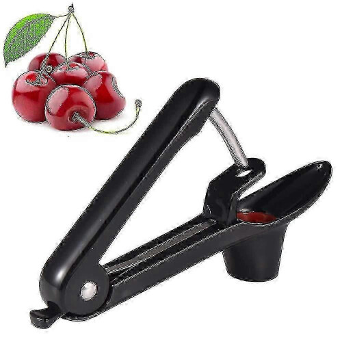 Cherry pit remover for kitchen with ergonomic scoop design