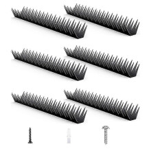 Metal fence spikes for garden fences, anti climb security deterrent