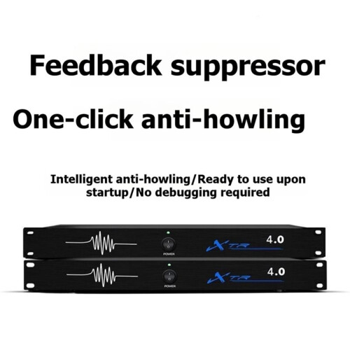 4.0 Digital Audio Processor with Digital Feedback Suppressor Six-Speed Frequency Shift to Suppress Feedback US 2