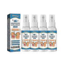 (4PCS) 1-5x Private Parts Antibacterial Spray - Natural Herbal Formula, Anti Itch & Instant Cooling, Suitable for Both Women and Men