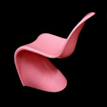 (Pink) plastic crystal dining chairs, casual home chair model