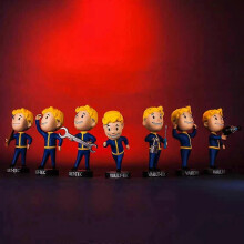Fallout Vault Boy Bobble Head Pvc Action Figure Collectible Model Toy 25-26