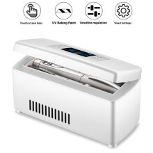 Medicine Cooling Box Organizers Adjustable 2-18C Quiet Operation Rechargeable Battery Suitable for Home Car Use