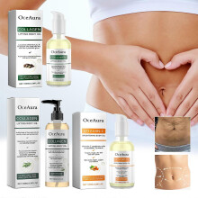 (3pcs) Collagen Lifting Body Oil - Moisturizing & Firming Massage Oil for Arms, Belly & Full Body - 100ml