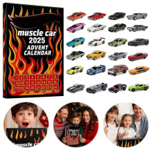 Muscle Toy Car Advent Calendar Toy Car Advent 2025 Calendar Blind Box