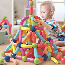 Magnetic Building Blocks for Kids Ages 4-8, STEM Construction Toys for Boys and Girls, Large Size Magnetic Sticks and Balls Game Set for Kid’s