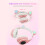 Cuffie wireless per bambini - RNCYN - B39 - LED colorato - Bianche - Cablate e wireless - Microfono integrato - USB ricaricabile 5