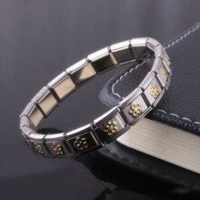 Punk Fashion Korean Sweet Girls Punk Cool Stainless Steel Bangles Charm Bracelet
