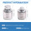 2PCS M14 M10 Angle Grinder Adapter Grooving Machine Adapter Conversion Kit Flange Metal Lock Nuts Slotting 100 150 Type 7