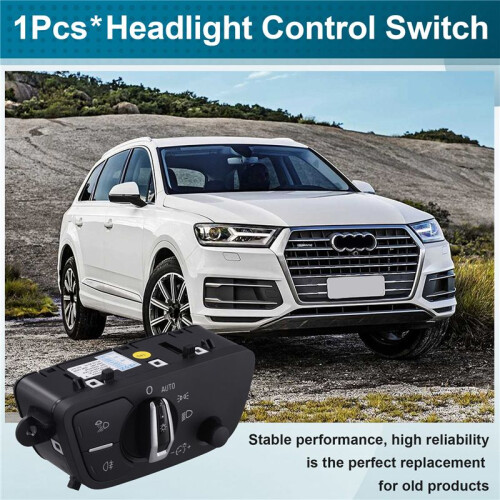 4M0941531AA Car Headlight Control  Headlight Button  for  A4 A5 S4 Q5 Q7 4M0941531 AA Headlight Adjuster 2