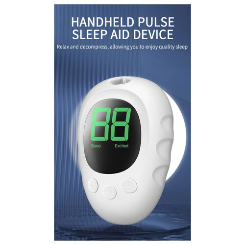 Electric Sleep Aids Device EMS Handheld Microcurrents Tens Electrostimulator Instrument Fall Asleep Anxiety Depression 1
