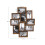 Collage Picture Frames - MDF - White - Wall Mounted for 10 Photos (4x6) 7