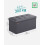 Foldable Ottoman - Fabric - Coffee Brown - Cube Storage with High Weight Capacity 5