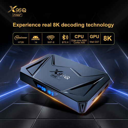 8K Android TV Box RNCYN Allwinner H728 Android 14.0 Αποκωδικοποίηση βίντεο 8K 1