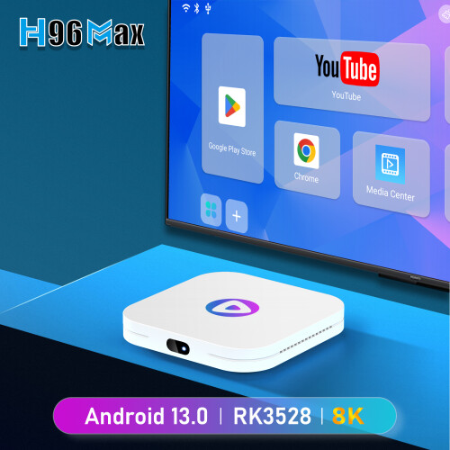 Android 4K TV Box RNCYN Android 13 RK3528 64GB ROM 4GB RAM WiFi διπλής ζώνης Bluetooth 1