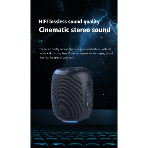 Μίνι Αδιάβροχο Ασύρματο Ηχείο RNCYN HIFI Stereo Subwoofer 1