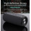 Αδιάβροχο φορητό Subwoofer RNCYN TWS Κόκκινο 510W Ενσωματωμένο 4