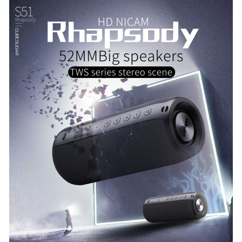 Αδιάβροχο φορητό Subwoofer RNCYN TWS 510W Ενσωματωμένο 2