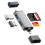 Multifunctionele USB-kaartlezer - RNCYN - 7-in-1 - Type-C Interface - Aluminiumlegering - USB 3.0 2