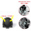 Wireless Bike with Remote Control - Sensor Anti-Theft Security System for Bicycle Motorcycle, USB Recharg 2pc 5