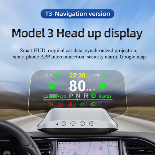 HeadUp Display Αυτοκινήτου RNCYN T3 OBD2 GPS HUD Οθόνη LCD 5 ιντσών Bluetooth 1