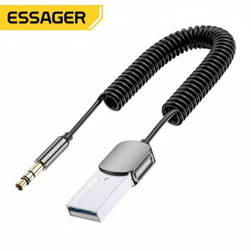 Ασύρματος προσαρμογέας ήχου RNCYN Υποδοχή USB σε 3,5 mm BT 5.0 1
