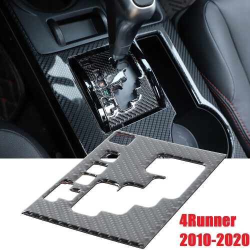 for  4Runner 2010-2020 Gear Shift Panel Cover Trim Carbon Fiber Accessory 1