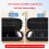 Shockproof Carrying Case for  PS5  Portal Portable Protective Storage Bag with Accessory Compartments 4