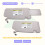 For  Murano 2009-2014 Car Sun Visor Grey Left Side Right Side Driver Side Passenger Side 96401-1AA1B 4
