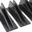 4PCS Car Rear Lower Spoiler Sporty Universal Rear Bumper Chassis Diffuser Lip Wing Splitter 6