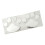 2pcs Silver Paw Print Car Decals 1