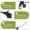 Sprayer Extender Pole Sprayer Extension Pole Adaptor Adjustable Sprayer Bracket Adaptor Aerosol Can Extension Part,A 7