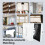 Tuya ZigBee  Curtain  2.5D RF433 Arc Glass Touch for Roller Blinds Shutters   APP Wireless Black 4